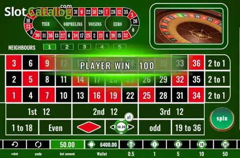 Οθόνη3. European Roulette (GameTimeTech) Κουλοχέρης 