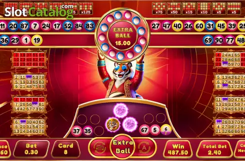 Οθόνη2. Fortune Bingo Tiger Κουλοχέρης
