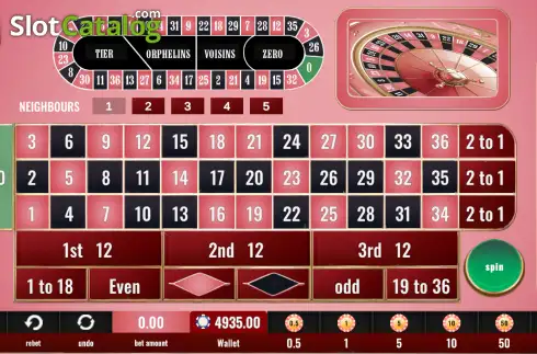 Οθόνη2. Pink Roulette Κουλοχέρης