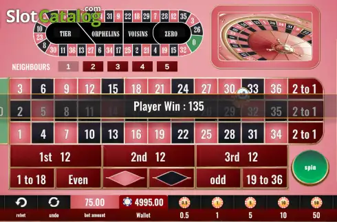 Οθόνη3. Pink Roulette Κουλοχέρης