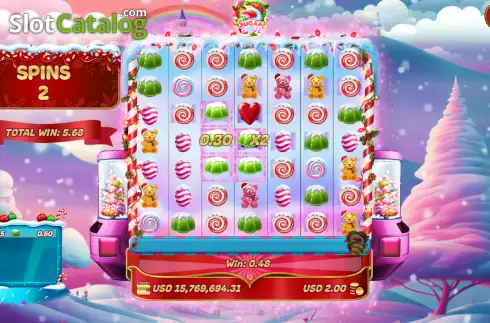 Οθόνη3. Sugar Love X-mas Candies Κουλοχέρης