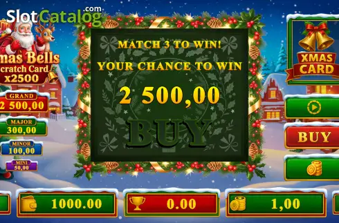 Οθόνη2. Xmas Bells Scratch Card Κουλοχέρης