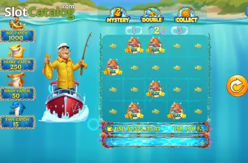 Οθόνη3. Fishmonger's Frenzy Triple Catch Κουλοχέρης