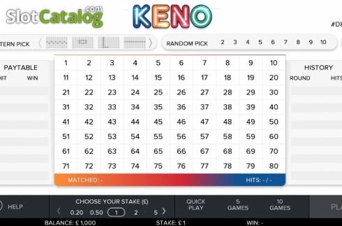 Οθόνη2. Keno 80 (G.Games) Κουλοχέρης