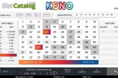 Οθόνη4. Keno 80 (G.Games) Κουλοχέρης