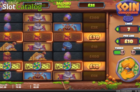 Οθόνη5. Coin Conqueror Κουλοχέρης