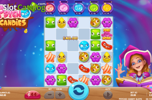 Οθόνη4. Psycho Candies Κουλοχέρης