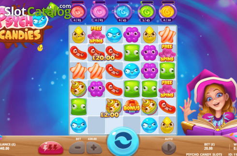 Οθόνη5. Psycho Candies Κουλοχέρης