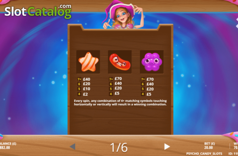 Οθόνη7. Psycho Candies Κουλοχέρης