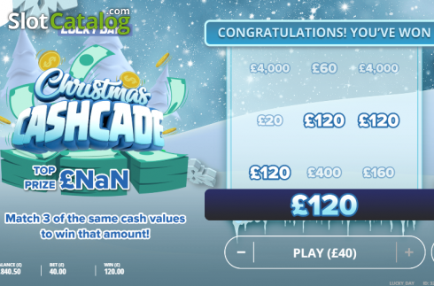 Οθόνη4. Lucky Day - Christmas (G.Games) Κουλοχέρης 