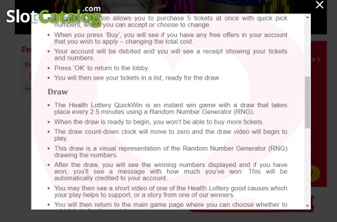 Οθόνη6. Health Lottery Κουλοχέρης
