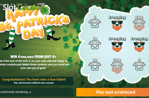 Οθόνη4. Happy St. Patrick's Day Κουλοχέρης