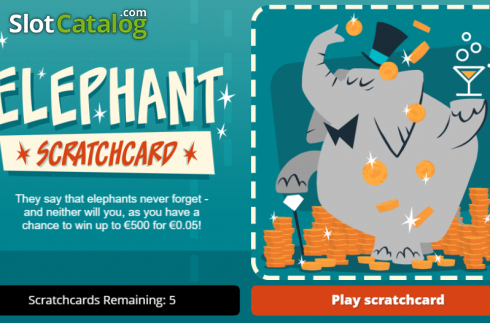 Οθόνη2. Elephant Scratchcard Κουλοχέρης