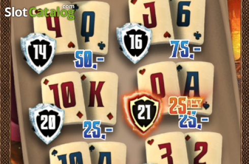 Οθόνη4. Black Jack Scratch (G.Games) Κουλοχέρης