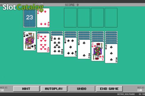 Οθόνη3. Retro Solitaire Κουλοχέρης