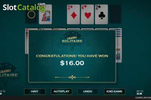 Οθόνη4. Casino Solitaire (G.Games) Κουλοχέρης
