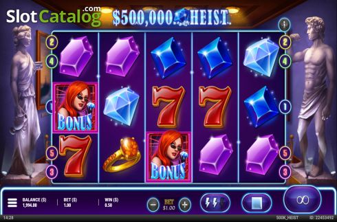 Οθόνη3. 500K Heist Κουλοχέρης