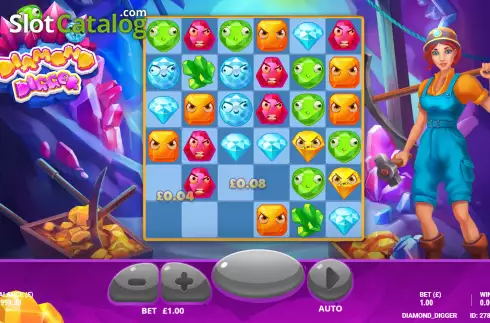 Οθόνη3. Diamond Digger (G.Games) Κουλοχέρης