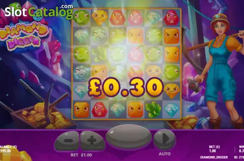 Οθόνη4. Diamond Digger (G.Games) Κουλοχέρης