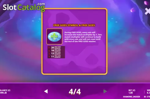 Οθόνη6. Diamond Digger (G.Games) Κουλοχέρης