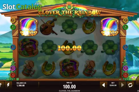 Οθόνη3. Clover the Rainbow Κουλοχέρης