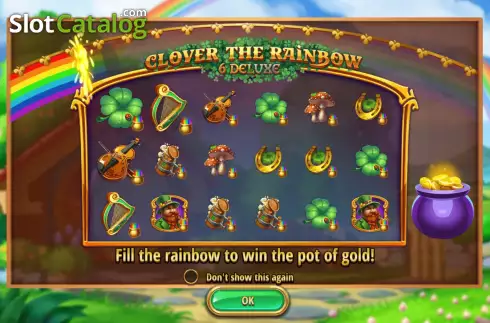 Οθόνη2. Clover the Rainbow Deluxe Κουλοχέρης