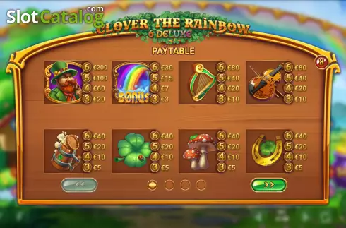 Οθόνη8. Clover the Rainbow Deluxe Κουλοχέρης