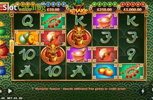 Οθόνη2. Snake Trio Bonus Κουλοχέρης