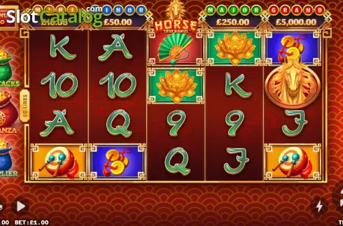 Οθόνη2. Horse Trio Bonus Κουλοχέρης