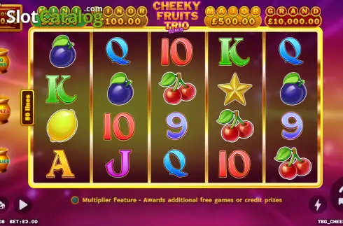Οθόνη2. Cheeky Fruits Trio Bonus Κουλοχέρης