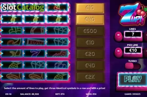 Οθόνη 4. 7UP! (G.Games) Κουλοχέρης