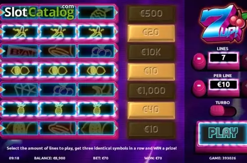 Οθόνη 5. 7UP! (G.Games) Κουλοχέρης