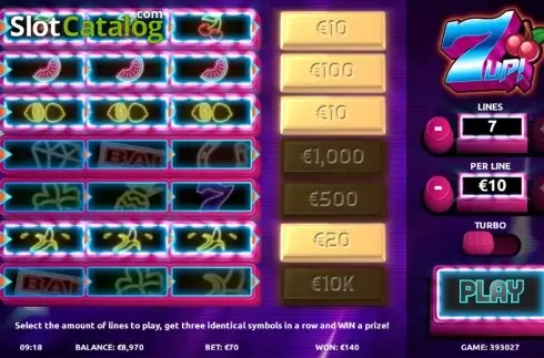 Οθόνη 6. 7UP! (G.Games) Κουλοχέρης