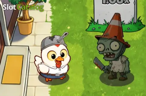 Οθόνη2. Chicken Road Zombie Κουλοχέρης