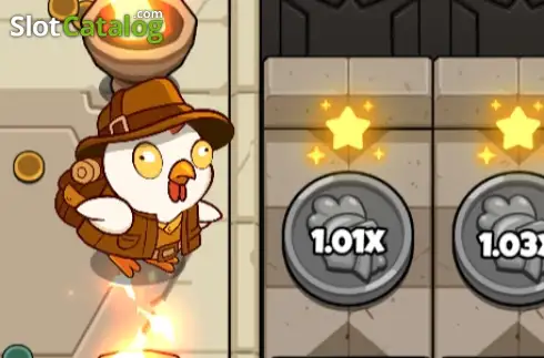 Οθόνη2. Chicken PowerUP Κουλοχέρης