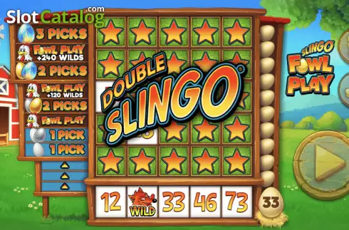 Οθόνη2. Slingo Fowl Play Κουλοχέρης