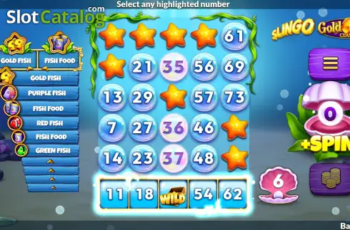 Οθόνη3. Slingo Gold Fish Κουλοχέρης 