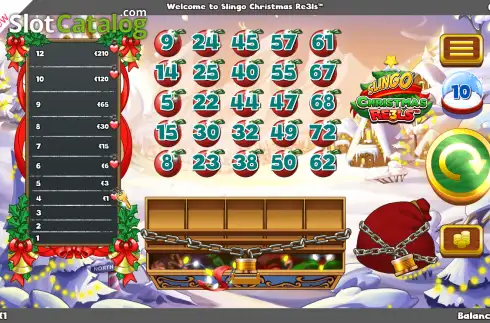 Οθόνη2. Slingo Christmas Re3ls Κουλοχέρης