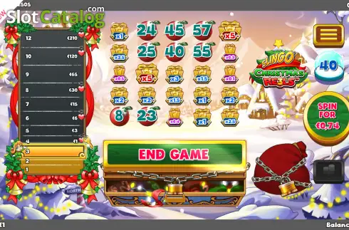 Οθόνη3. Slingo Christmas Re3ls Κουλοχέρης