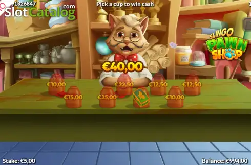 Οθόνη3. Slingo Pawn Shop Κουλοχέρης
