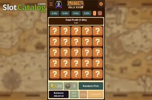 Οθόνη2. Mines Gold Rush Κουλοχέρης