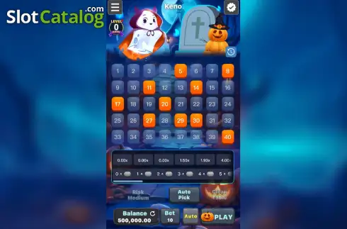 Οθόνη2. Keno (Gemini Gaming) Κουλοχέρης