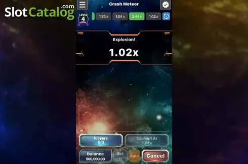 Οθόνη2. Crash (Gemini Gaming) Κουλοχέρης