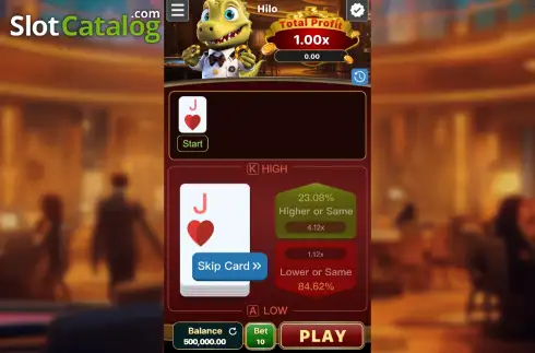 Οθόνη2. HiLo (Gemini Gaming) Κουλοχέρης