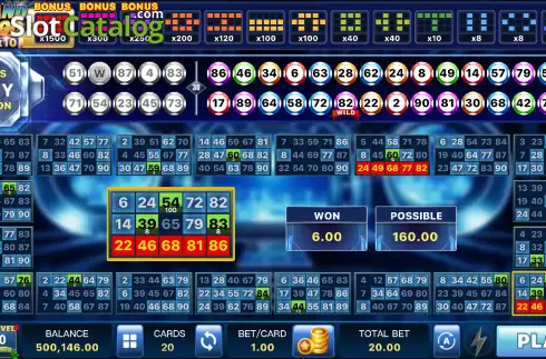 Οθόνη2. Magic Bingo Κουλοχέρης