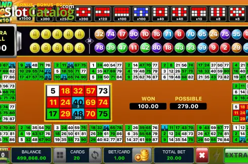 Οθόνη3. Bonus Bingo (Gemini Gaming) Κουλοχέρης 