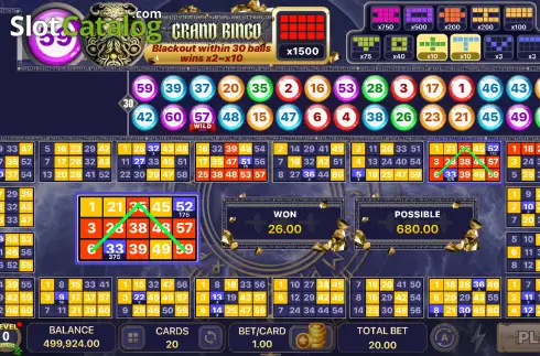 Οθόνη3. Odin Bingo Κουλοχέρης