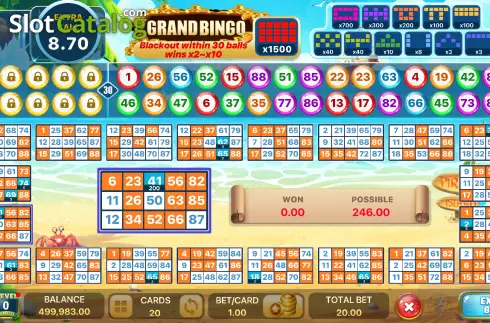 Οθόνη2. Caribbean Bingo Κουλοχέρης