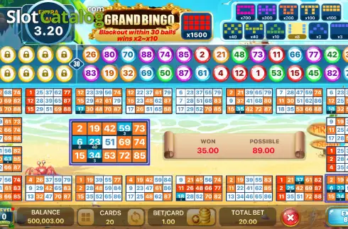 Οθόνη3. Caribbean Bingo Κουλοχέρης