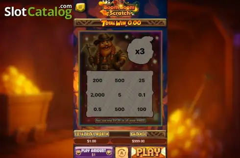 Οθόνη2. Boom Boom Scratch Κουλοχέρης